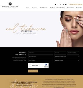 Beauty School websites